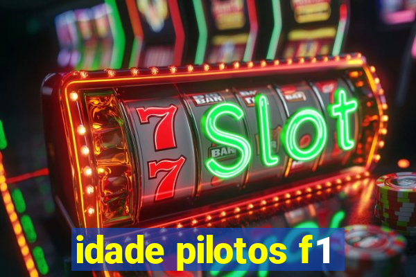 idade pilotos f1